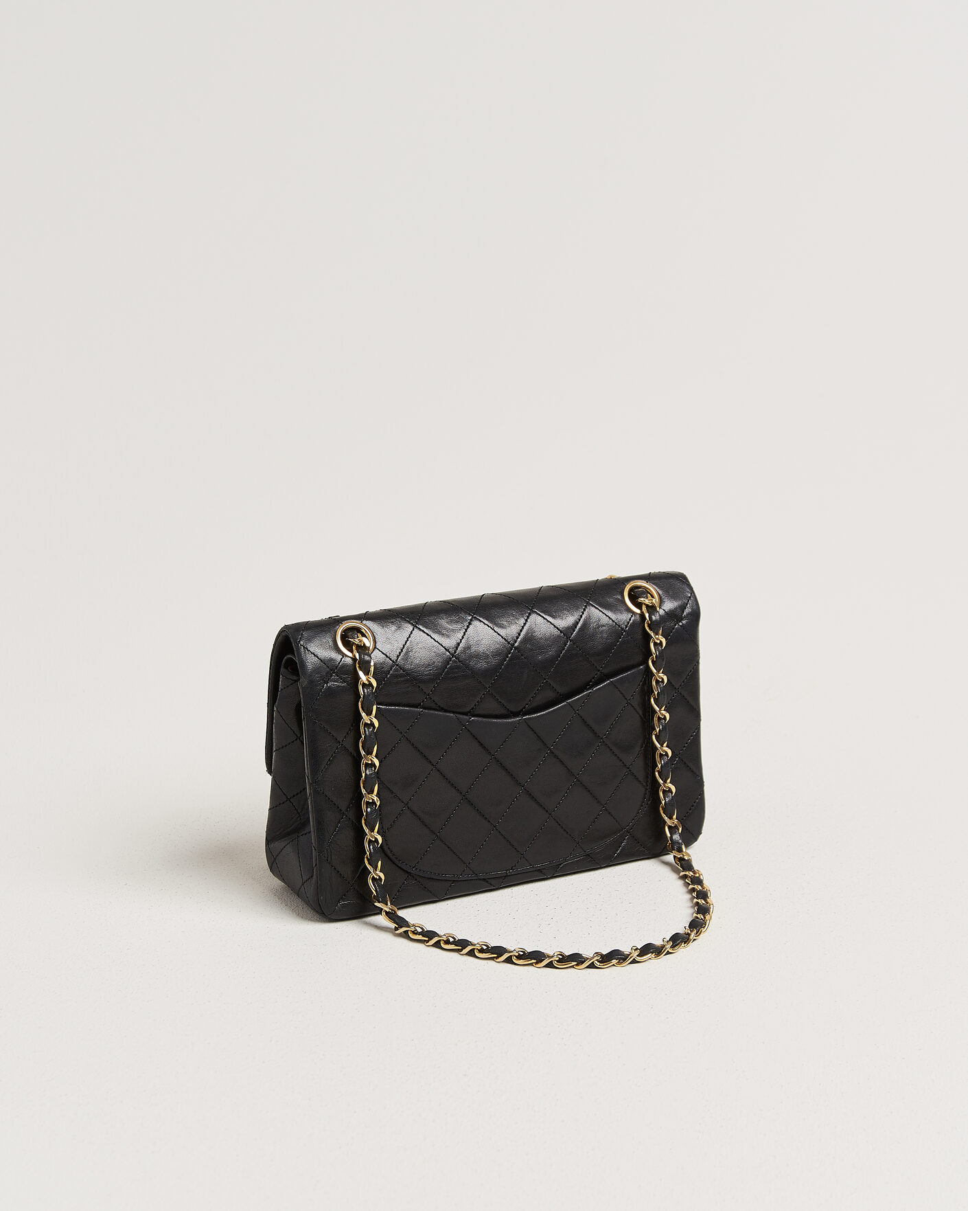 Uomini | Pre-Owned & Vintage Bags | Chanel Pre-Owned | Classic Small Double Flap Bag Black