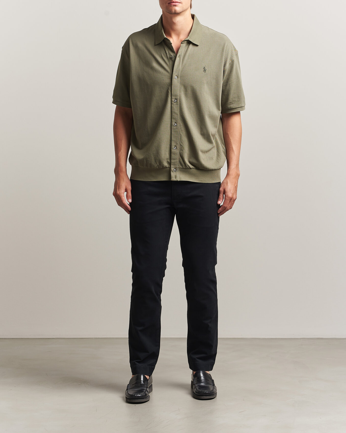 Uomini | Pantaloni | Polo Ralph Lauren | Greenwich Slim Fit Stretch Chinos Black
