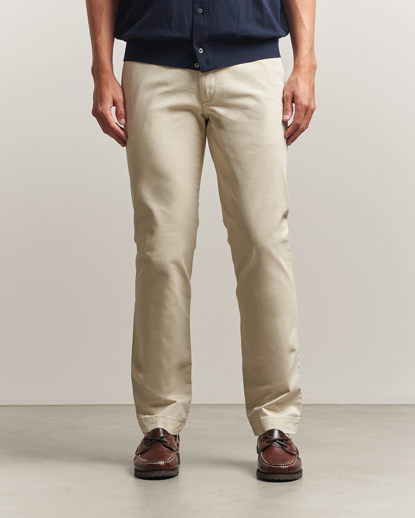 Uomini | Pantaloni | Polo Ralph Lauren | Greenwich Slim Fit Stretch Chinos Basic Sand