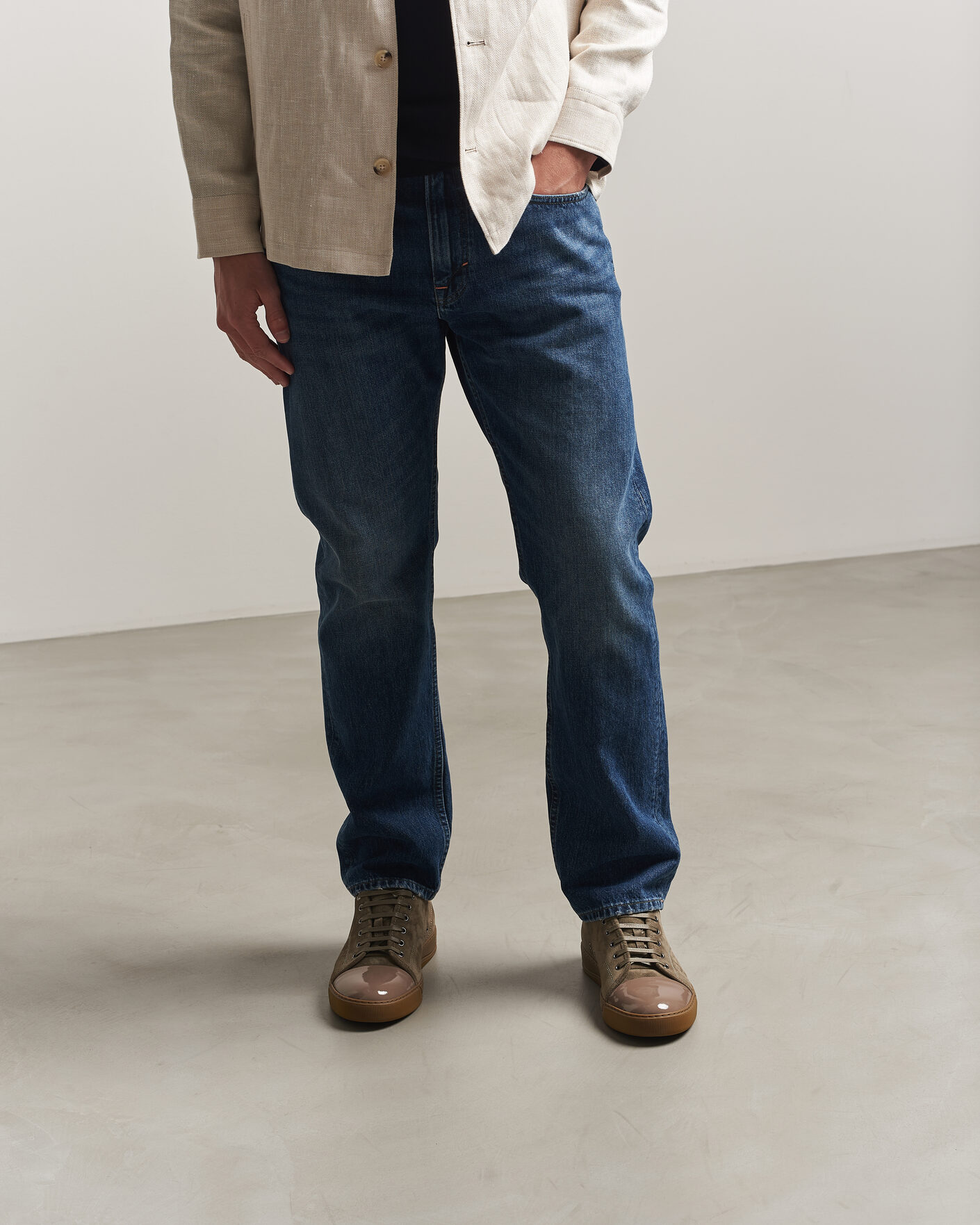 Uomini | Sneakers | Lanvin | DBB1 Patent Cap Toe Sneakers Khaki