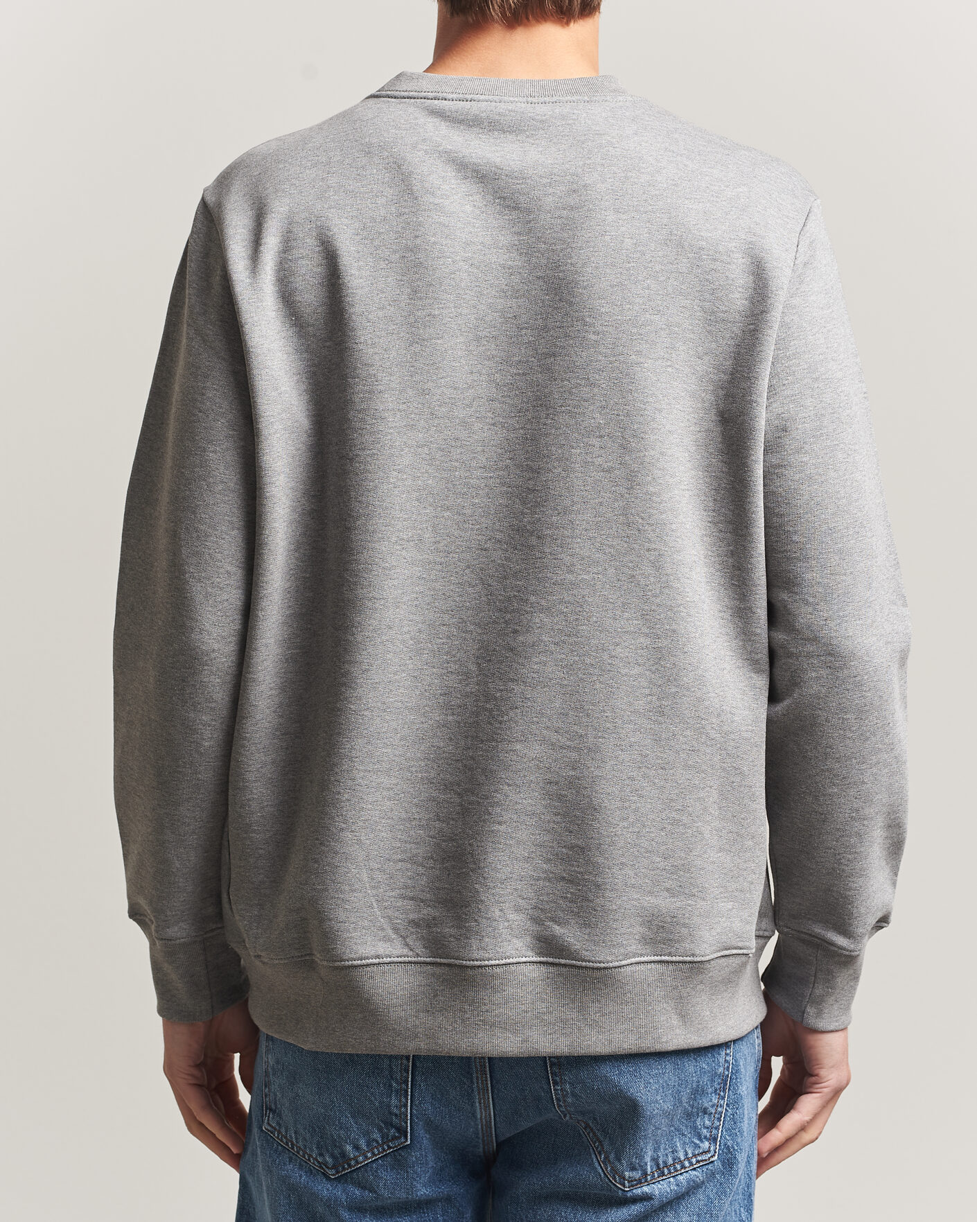 Uomini | Maglieria | PS Paul Smith | Zebra Organic Cotton Sweatshirt Grey Melange