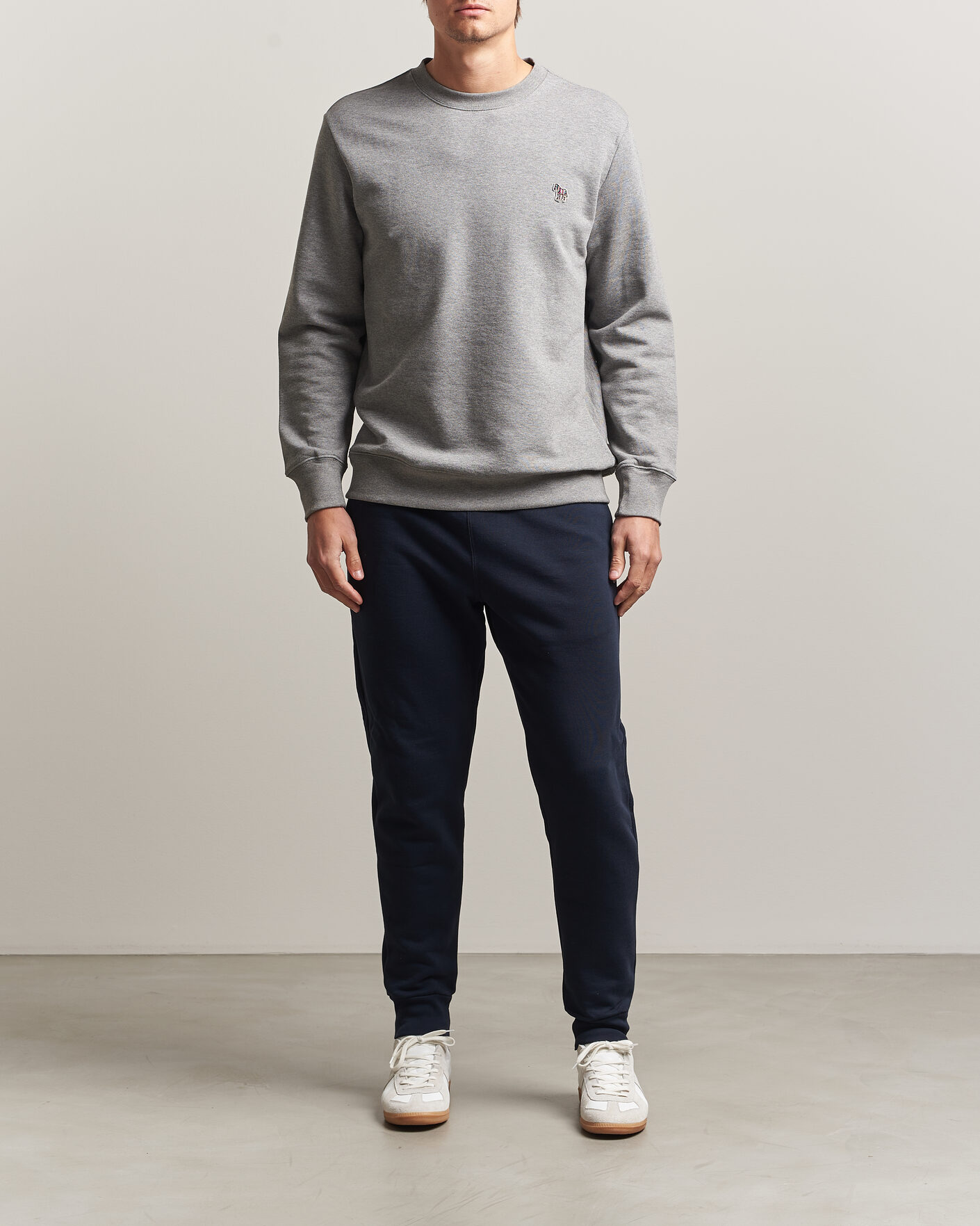 Uomini | Pantaloni | PS Paul Smith | Zebra Organic Cotton Sweatpants Navy