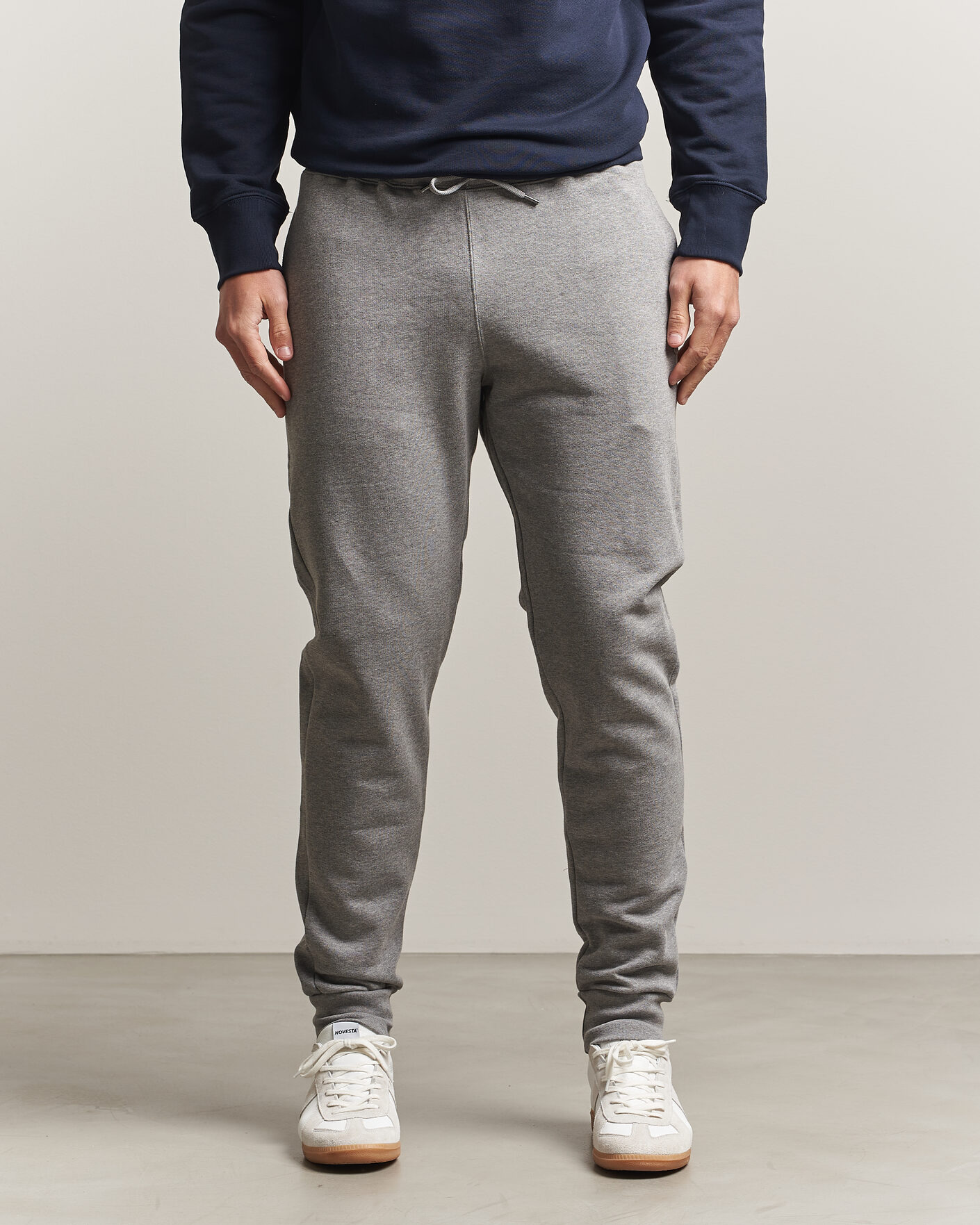 Uomini | Pantaloni | PS Paul Smith | Zebra Organic Cotton Sweatpants Grey Melange