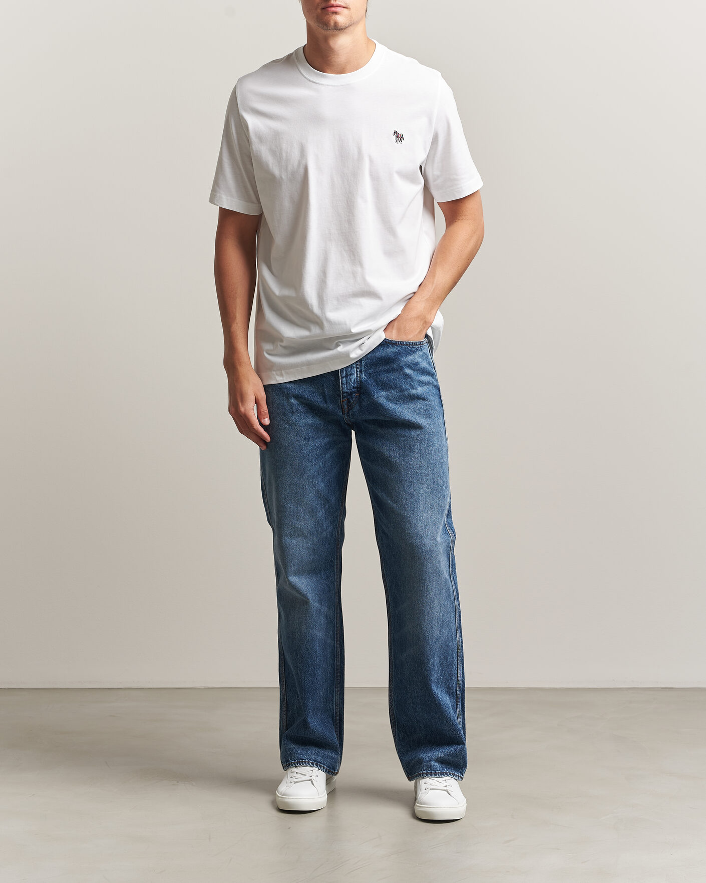 Uomini | T-shirt | PS Paul Smith | Organic Cotton Zebra T-Shirt White