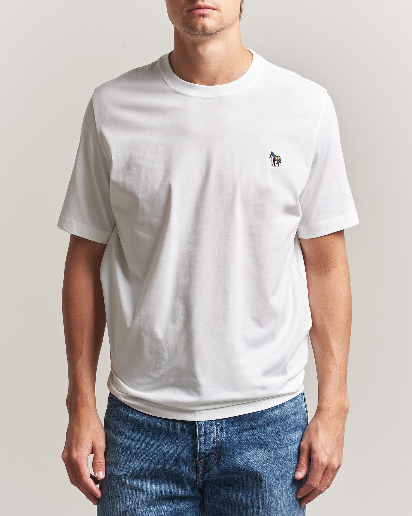 Uomini | T-shirt | PS Paul Smith | Organic Cotton Zebra T-Shirt White