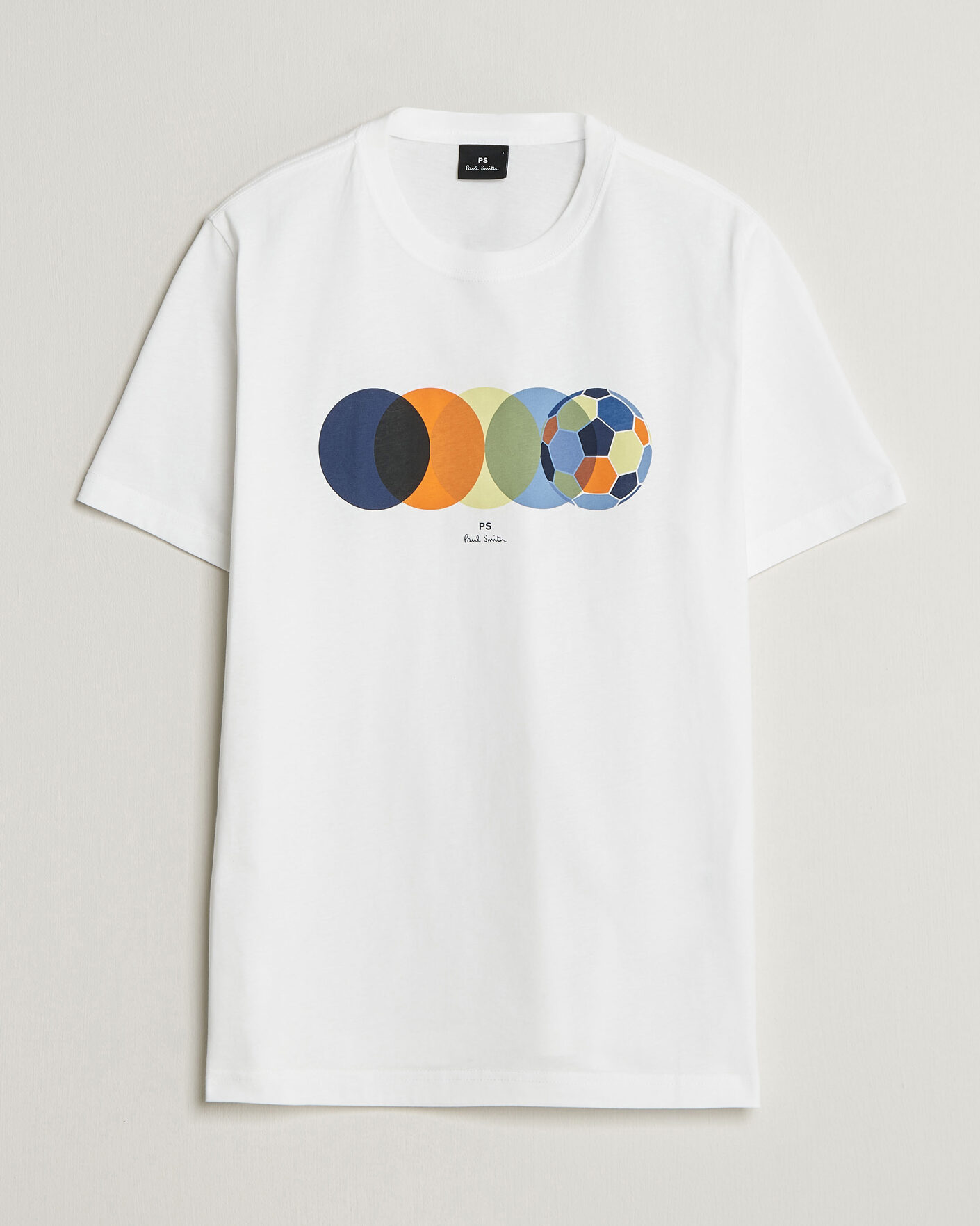 Uomini | T-shirt | PS Paul Smith | Football Crew Neck T-Shirt White