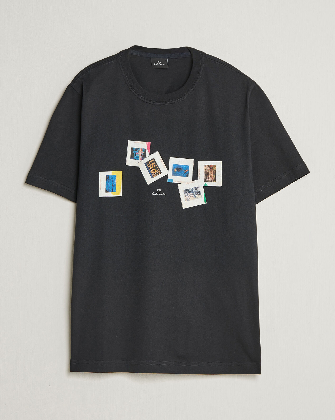 Uomini | T-shirt | PS Paul Smith | Slides Crew Neck T-Shirt Black