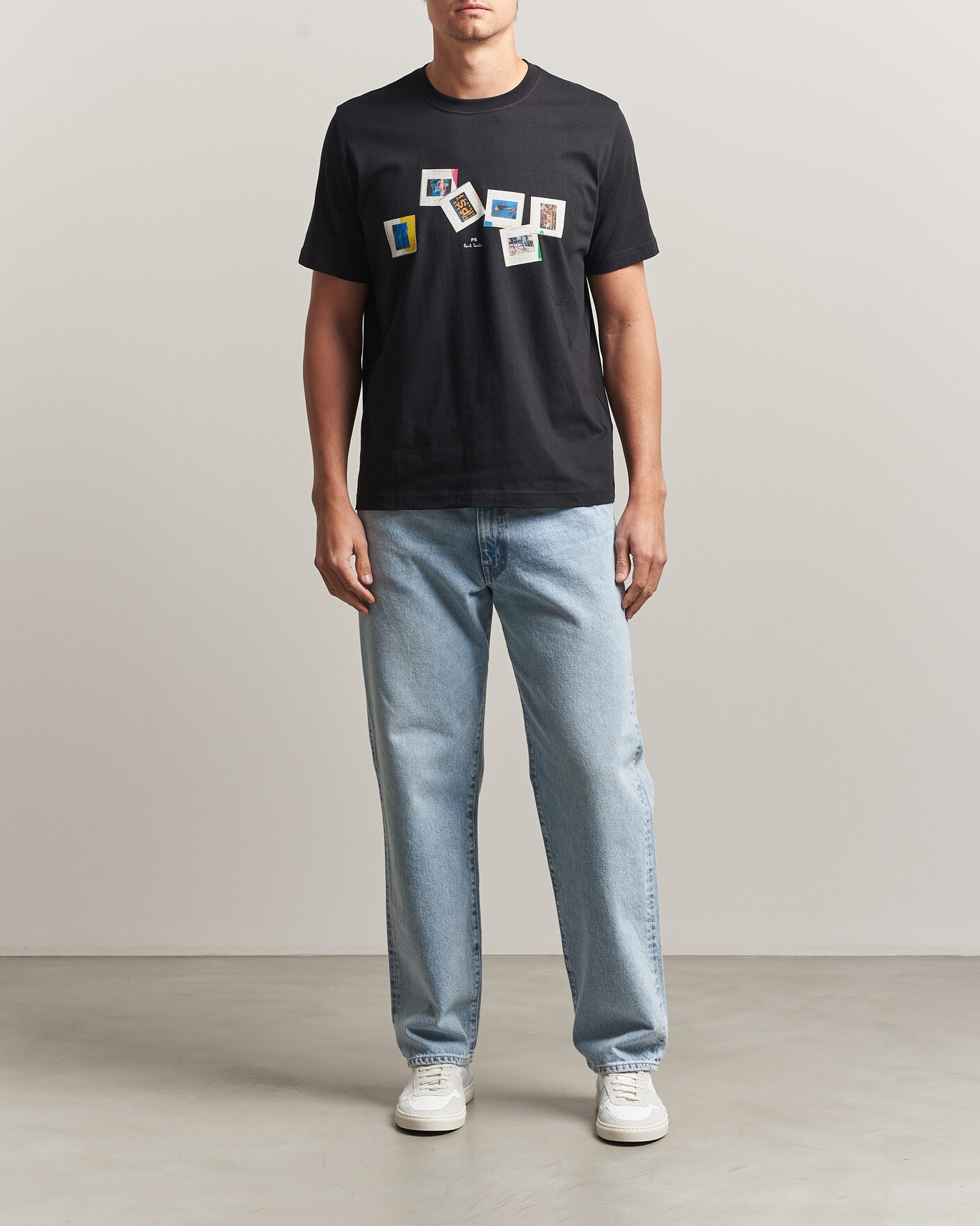 Uomini | T-shirt | PS Paul Smith | Slides Crew Neck T-Shirt Black