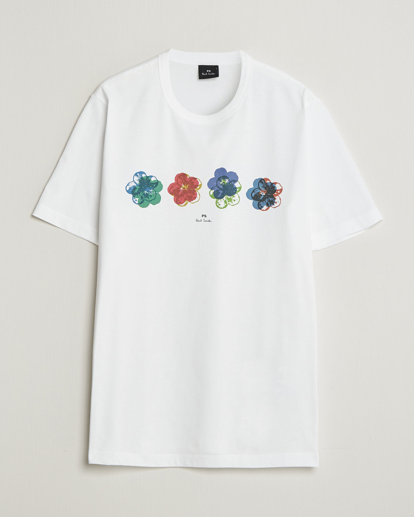 Uomini | T-shirt | PS Paul Smith | Flower Crew Neck T-Shirt White