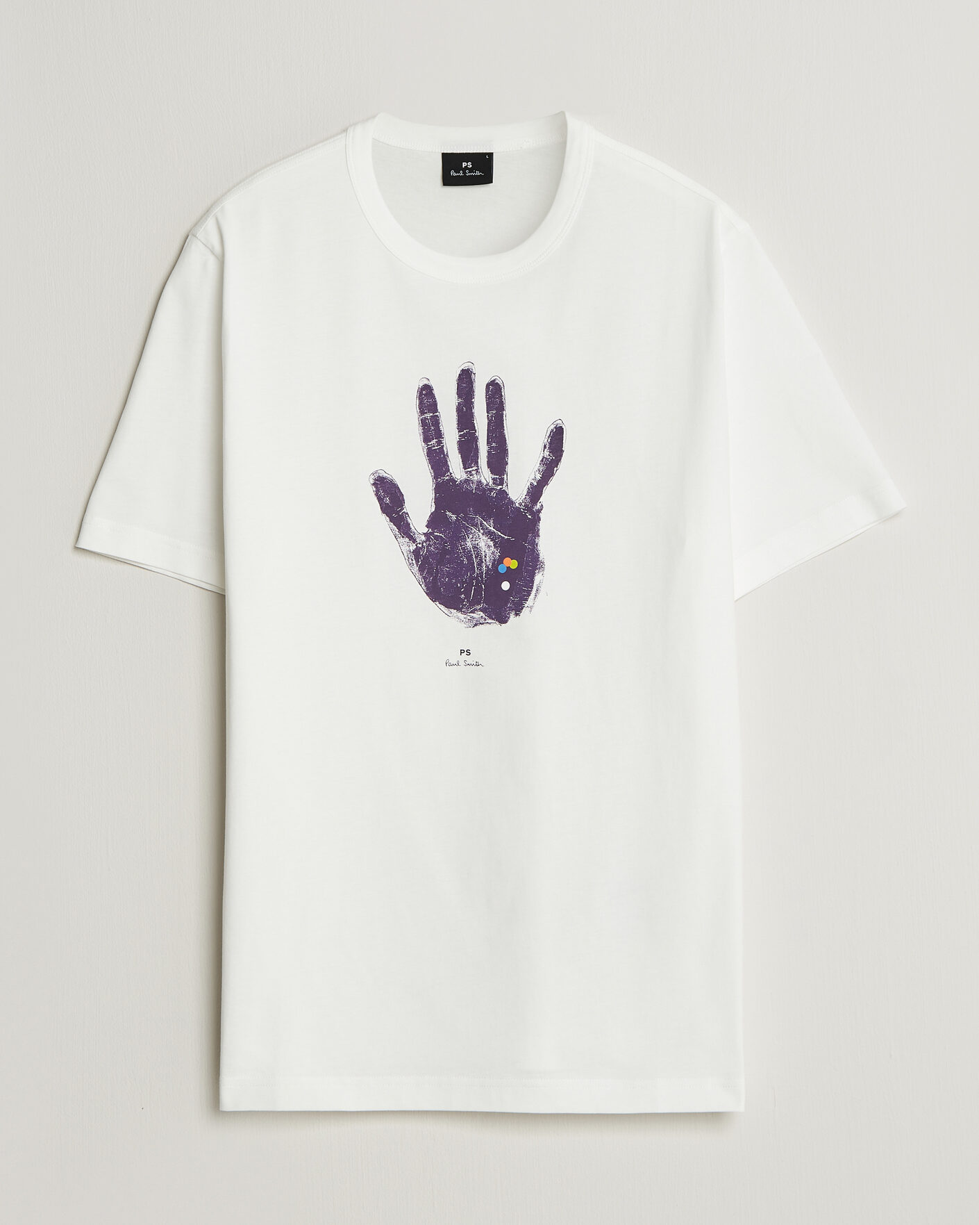 Uomini | T-shirt | PS Paul Smith | Hand Crew Neck T-Shirt White