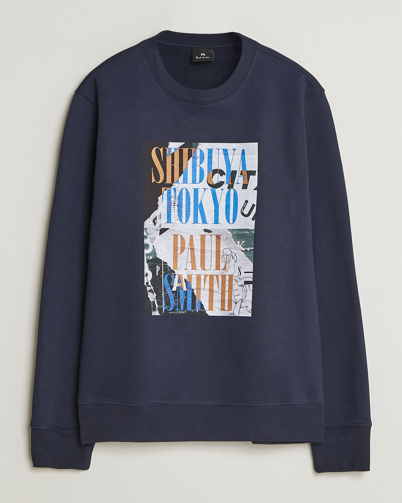 Uomini | Maglieria | PS Paul Smith | Shibuya Tokyo Crew Neck Sweatshirt Navy