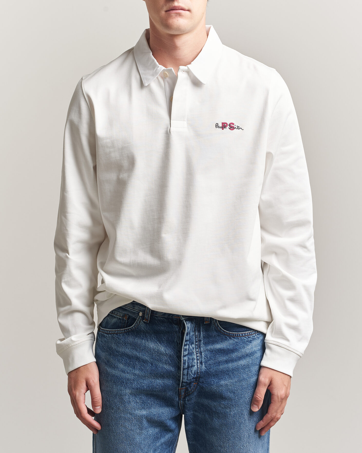 Uomini | Maglieria | PS Paul Smith | Organic Cotton Rugger Off White