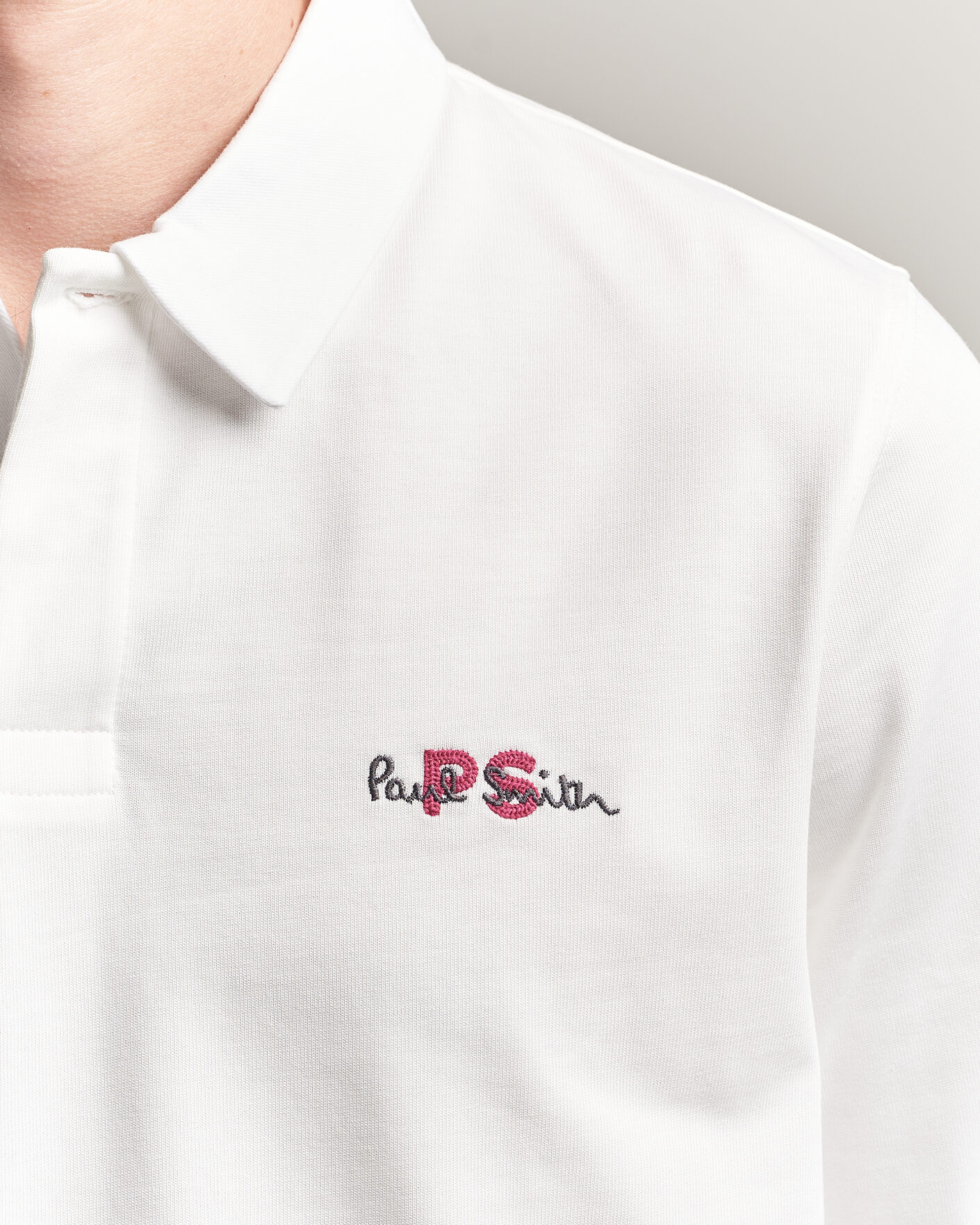 Uomini | Maglieria | PS Paul Smith | Organic Cotton Rugger Off White
