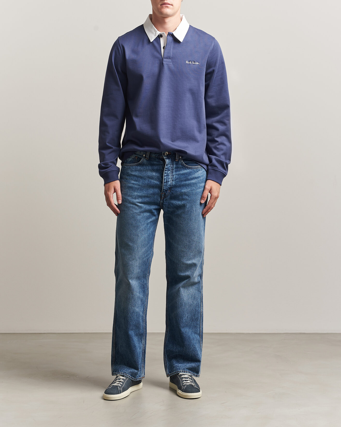 Uomini | Maglieria | PS Paul Smith | Organic Cotton Rugger Blue