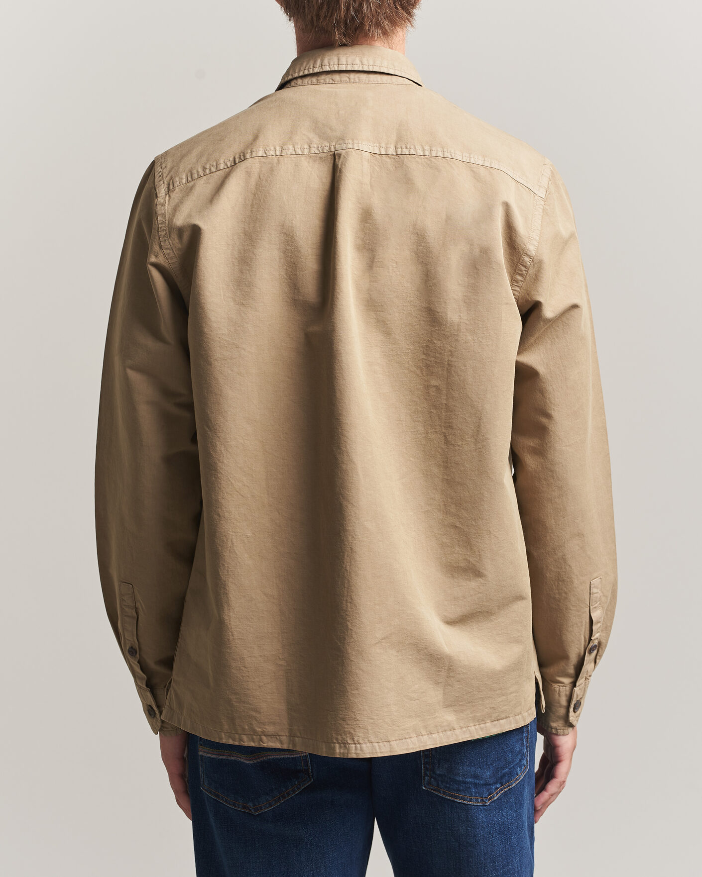 Uomini | Camicie | PS Paul Smith | Casual Fit Cotton Overshirt Beige