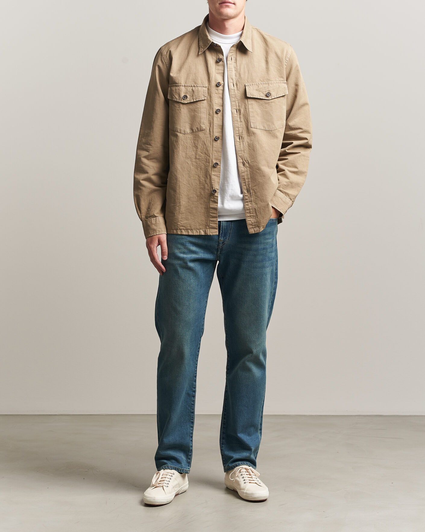 Uomini | Jeans | PS Paul Smith | Relaxed Tapered Fit Jeans Vintage Blue