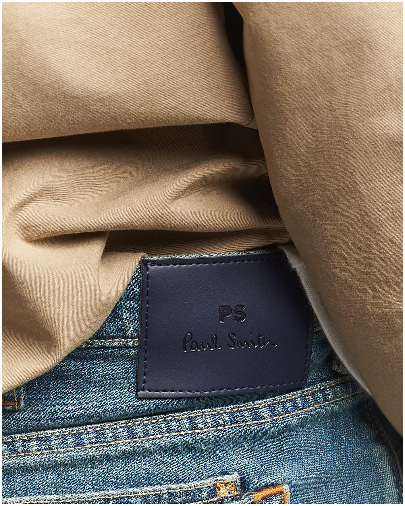 Uomini | Jeans | PS Paul Smith | Relaxed Tapered Fit Jeans Vintage Blue