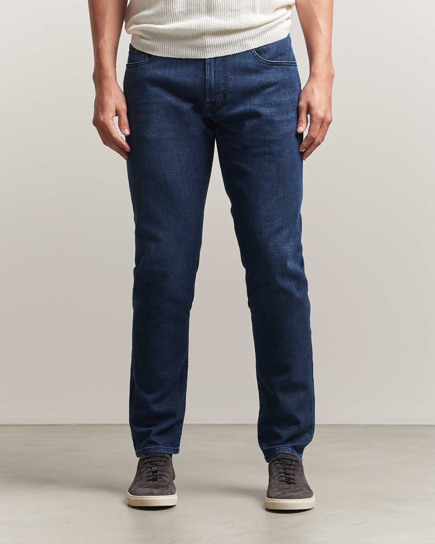 Uomini | Jeans | Tramarossa | Michelangelo Stretch Relax Jeans Blue