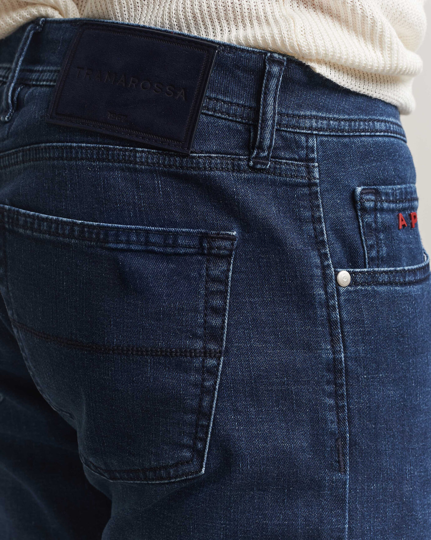 Uomini | Jeans | Tramarossa | Michelangelo Stretch Relax Jeans Blue
