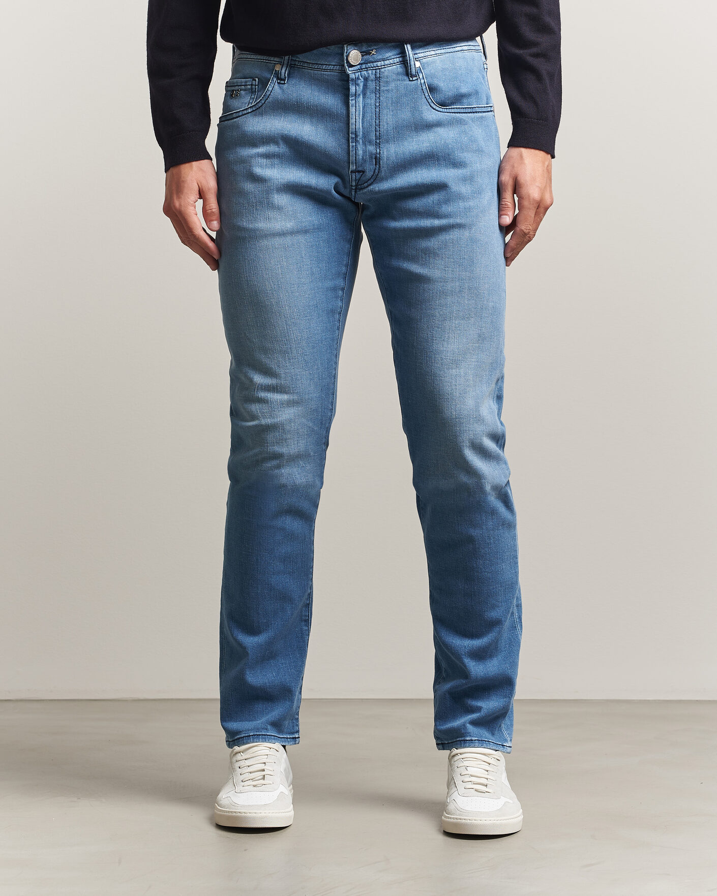 Uomini | Jeans | Tramarossa | Michelangelo Stretch Relax Jeans Light Blue