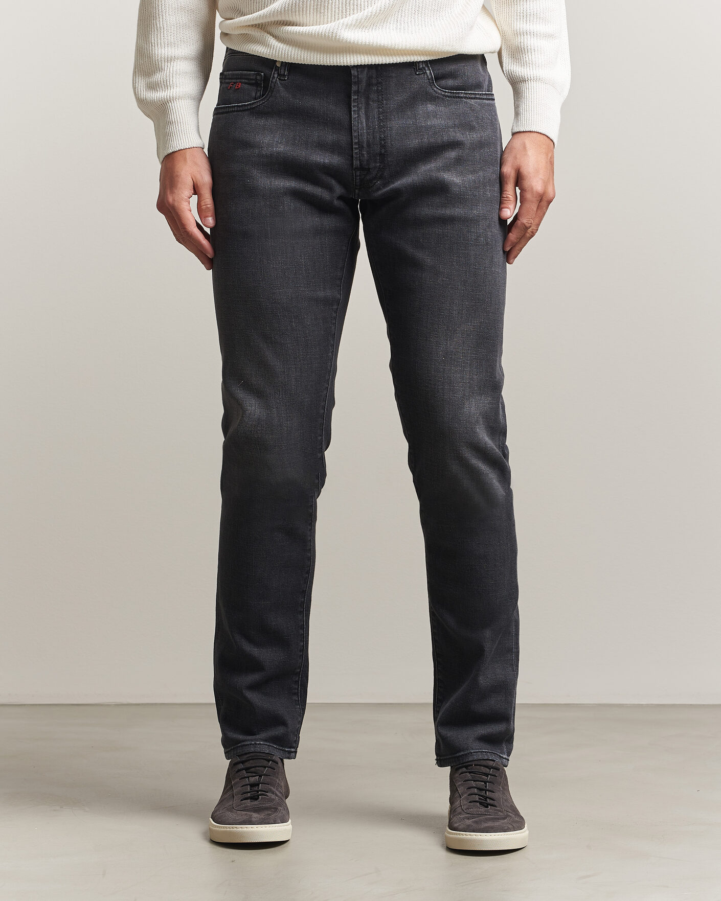 Uomini | Jeans | Tramarossa | Michelangelo Stretch Relax Jeans Carbon Grey