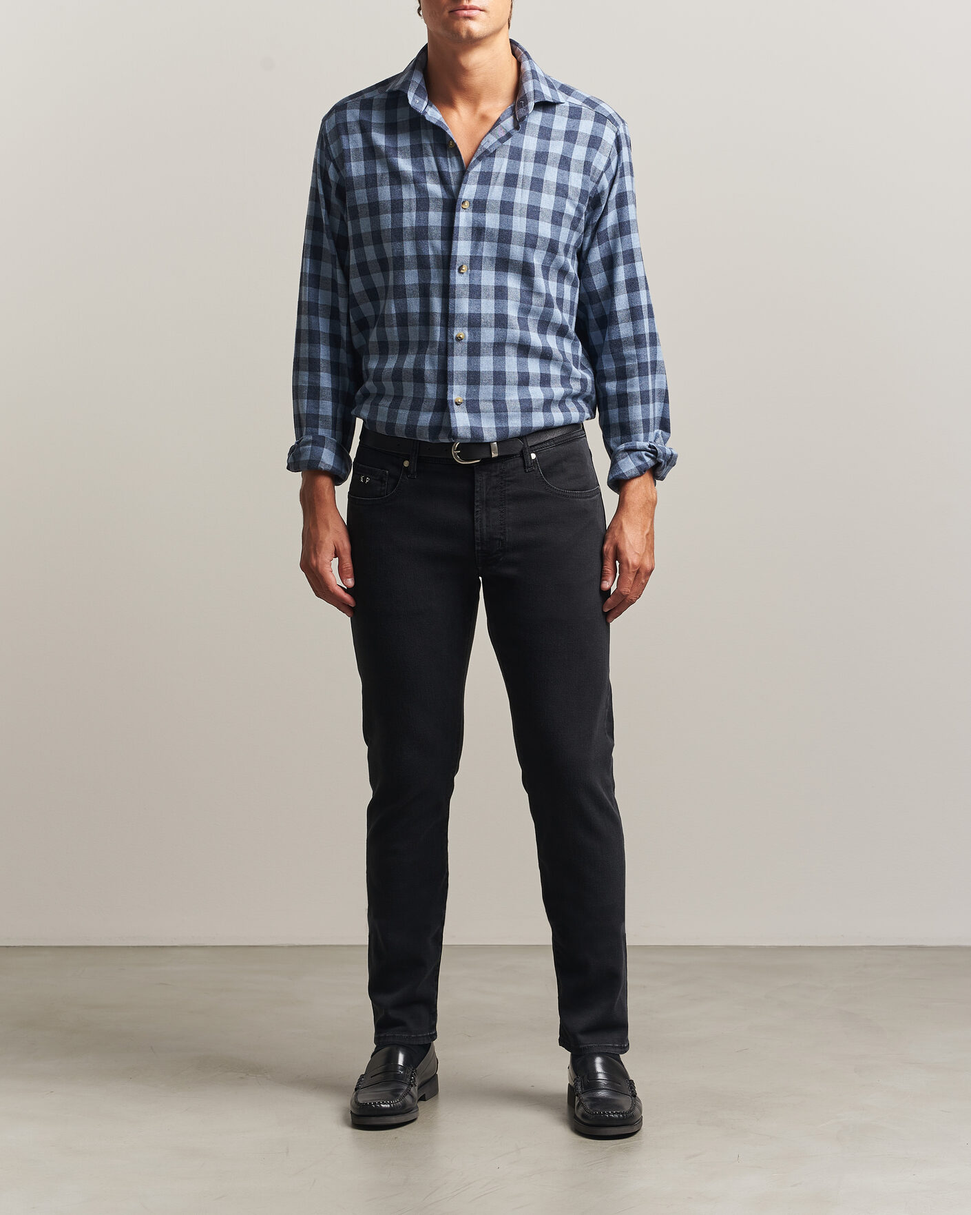Uomini | Jeans | Tramarossa | Michelangelo Stretch Relax Jeans Black