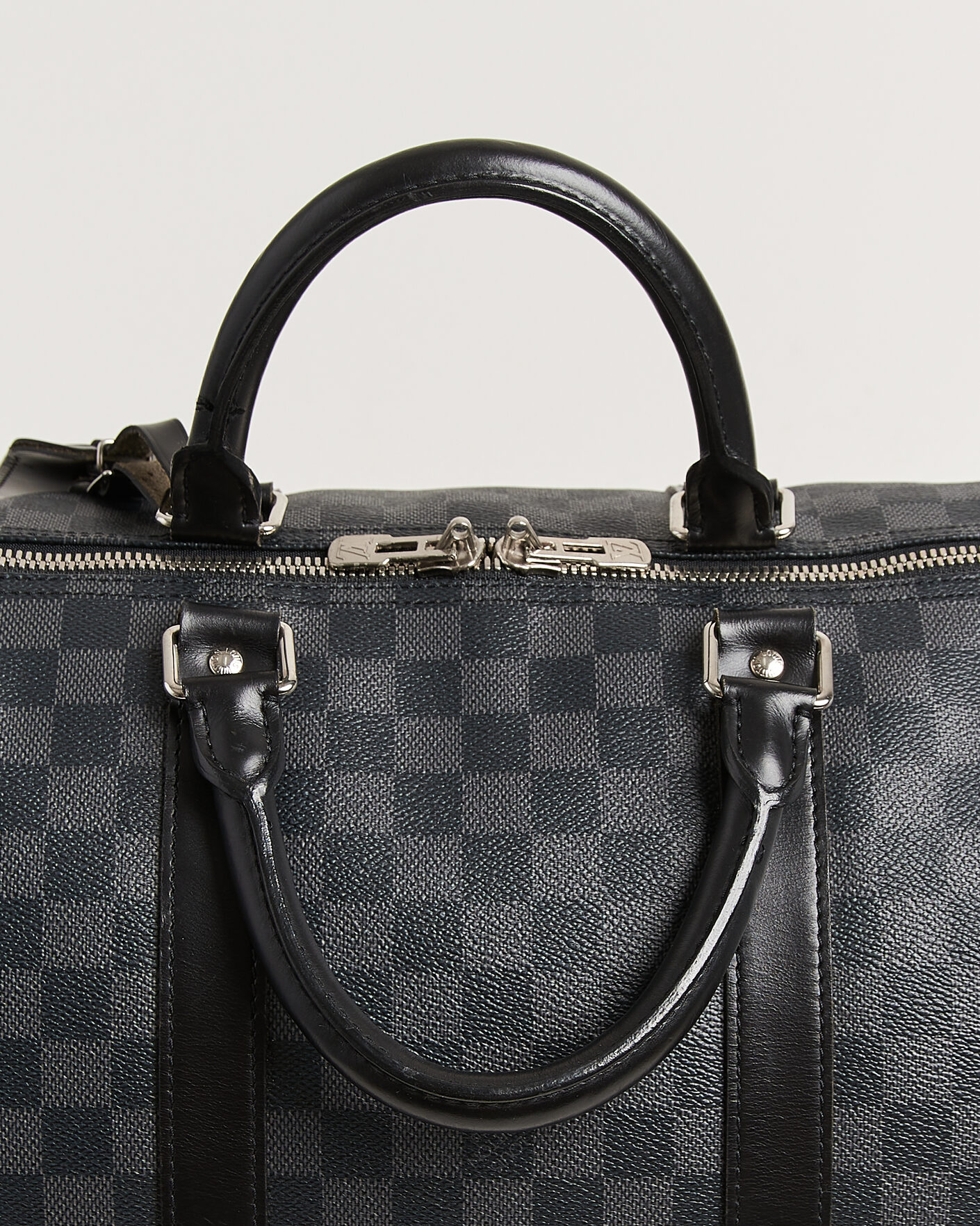 Uomini | Pre-Owned & Vintage Bags | Louis Vuitton Pre-Owned | Keepall 55 Bandouliére Damier Graphite