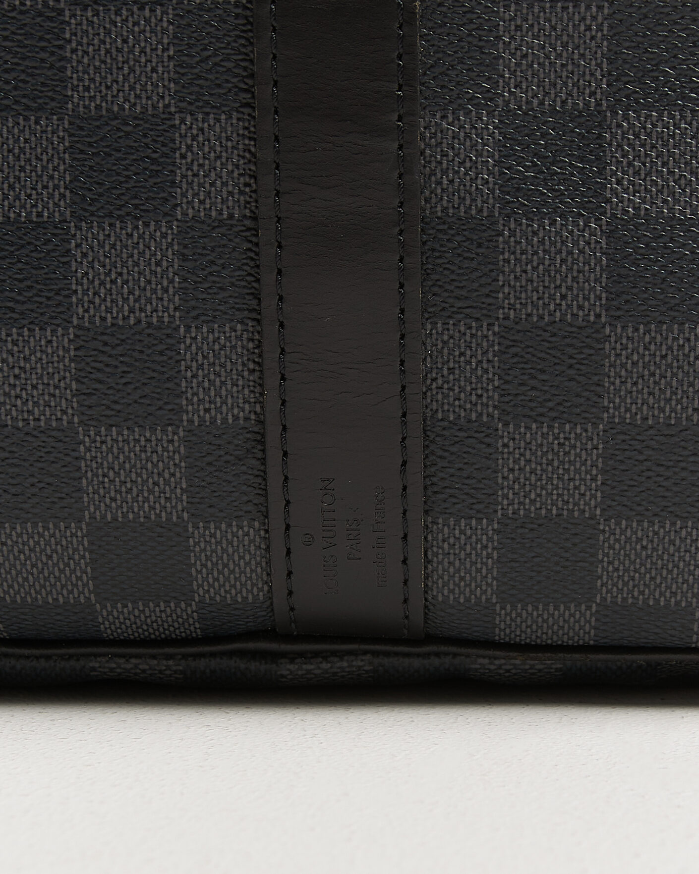 Uomini | Pre-Owned & Vintage Bags | Louis Vuitton Pre-Owned | Keepall 55 Bandouliére Damier Graphite