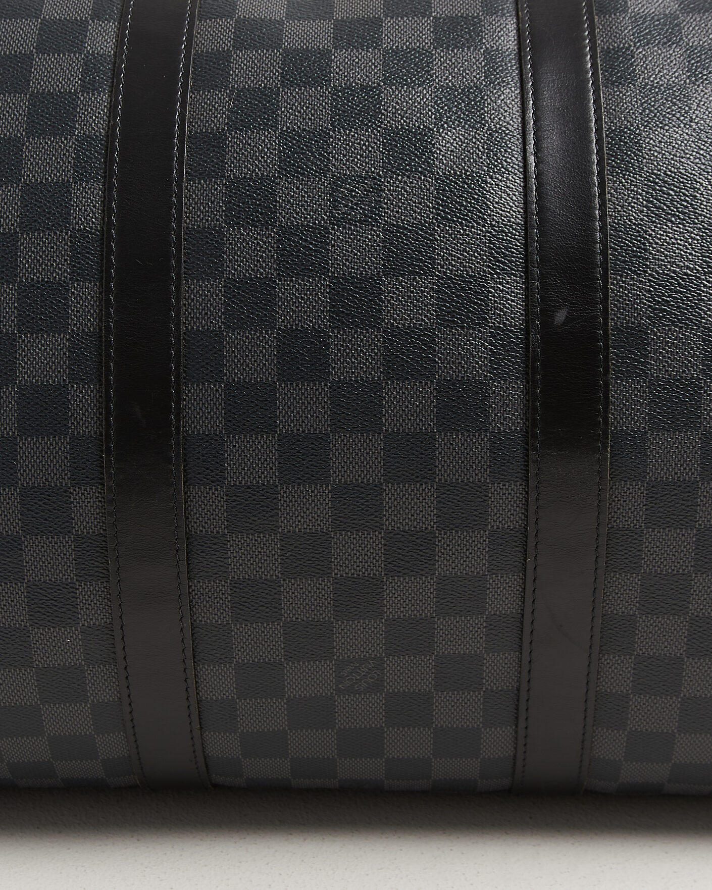 Uomini | Pre-Owned & Vintage Bags | Louis Vuitton Pre-Owned | Keepall 55 Bandouliére Damier Graphite