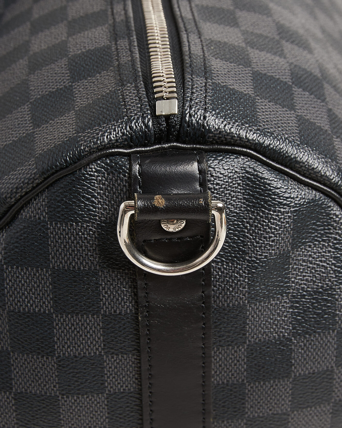 Uomini | Pre-Owned & Vintage Bags | Louis Vuitton Pre-Owned | Keepall 55 Bandouliére Damier Graphite