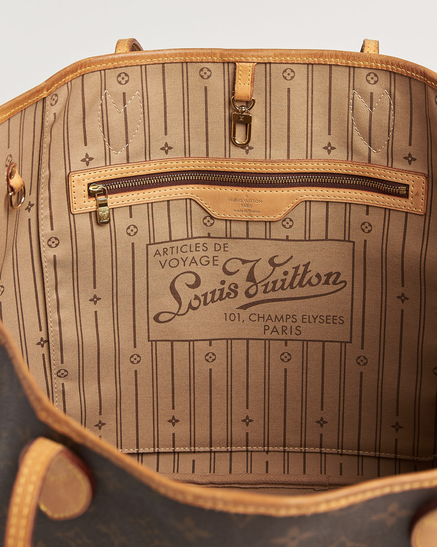 Uomini | Pre-Owned & Vintage Bags | Louis Vuitton Pre-Owned | Neverfull GM Monogram
