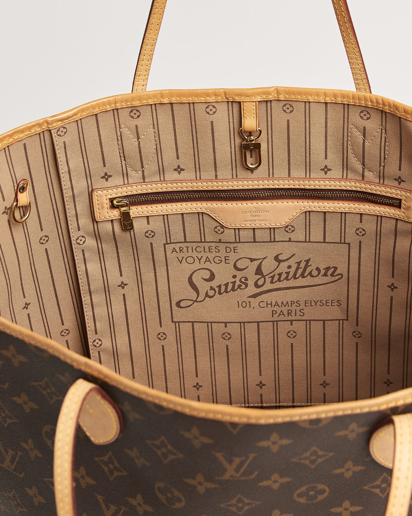 Uomini | Pre-Owned & Vintage Bags | Louis Vuitton Pre-Owned | Neverfull GM Monogram