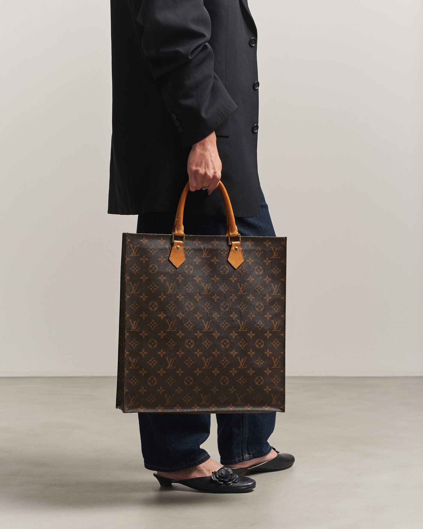 Uomini | Pre-Owned & Vintage Bags | Louis Vuitton Pre-Owned | Sac Plat Bag Monogram