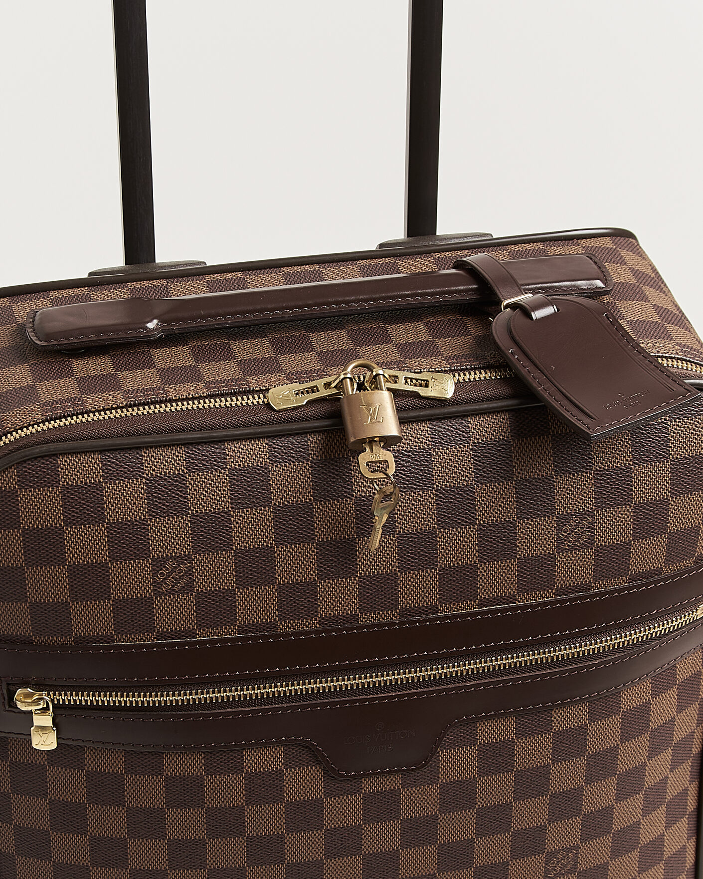 Uomini | Pre-Owned & Vintage Bags | Louis Vuitton Pre-Owned | Pegase 45 Trolley Case Damier Ebene