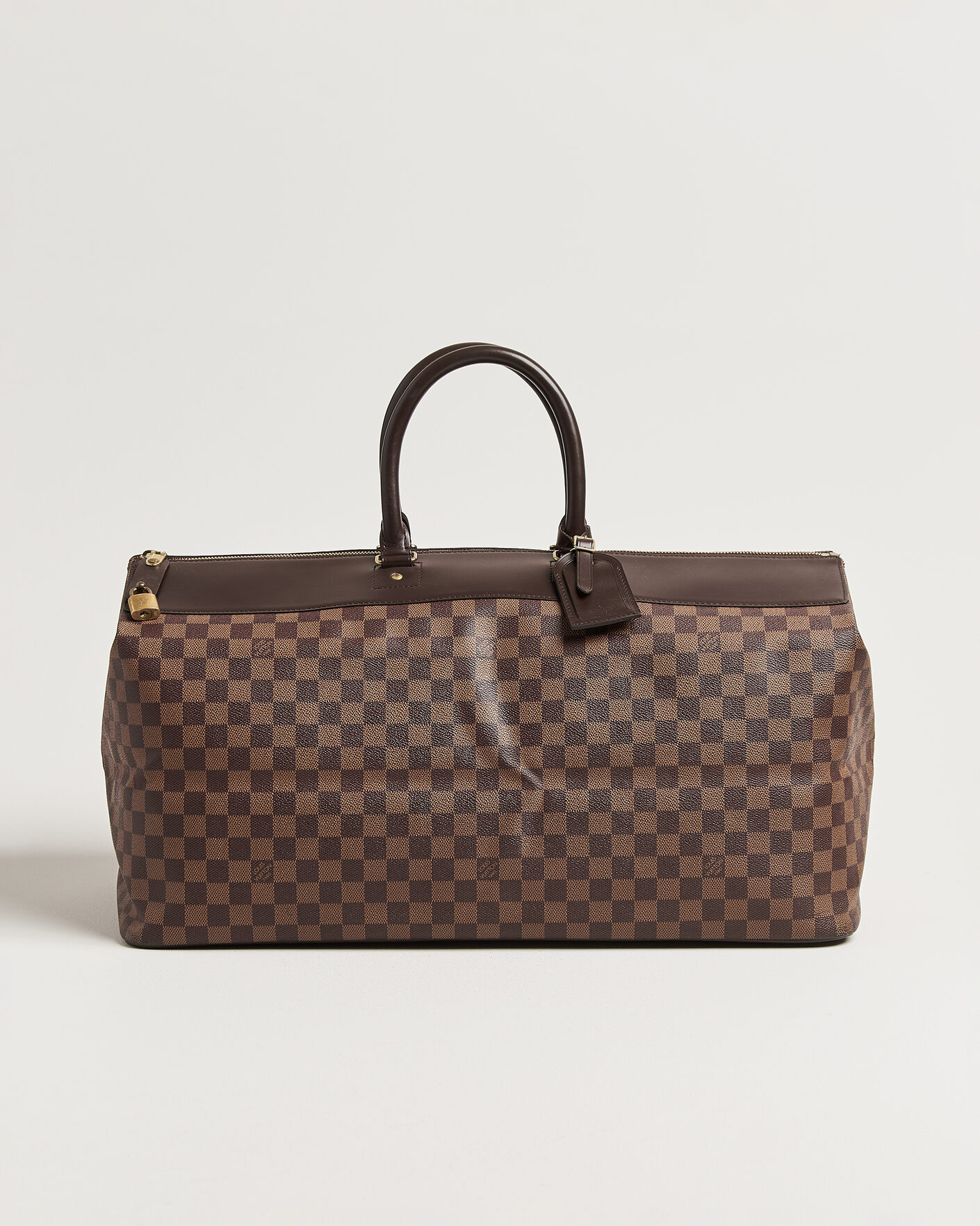 Uomini | Pre-Owned & Vintage Bags | Louis Vuitton Pre-Owned | Greenwich GM Travel Bag Damier Ebene