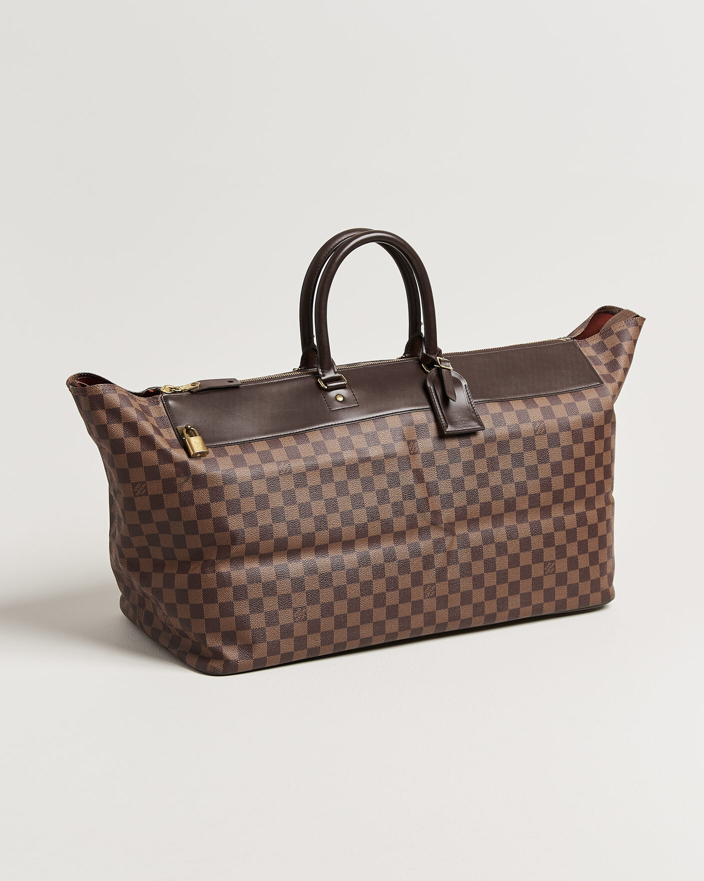 Uomini | Pre-Owned & Vintage Bags | Louis Vuitton Pre-Owned | Greenwich GM Travel Bag Damier Ebene