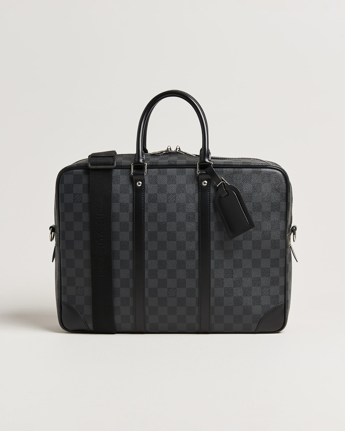 Uomini | Pre-Owned & Vintage Bags | Louis Vuitton Pre-Owned | Porte Documents Voyage Damier Graphite