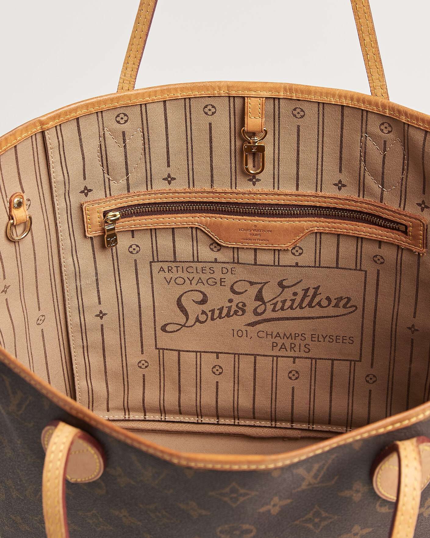 Uomini | Pre-Owned & Vintage Bags | Louis Vuitton Pre-Owned | Neverfull MM Monogram