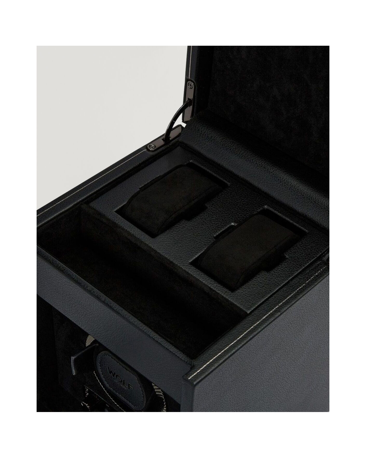 Uomini | Orologi & Portagioielli | WOLF | British Racing Single Watch Winder With Storage Black