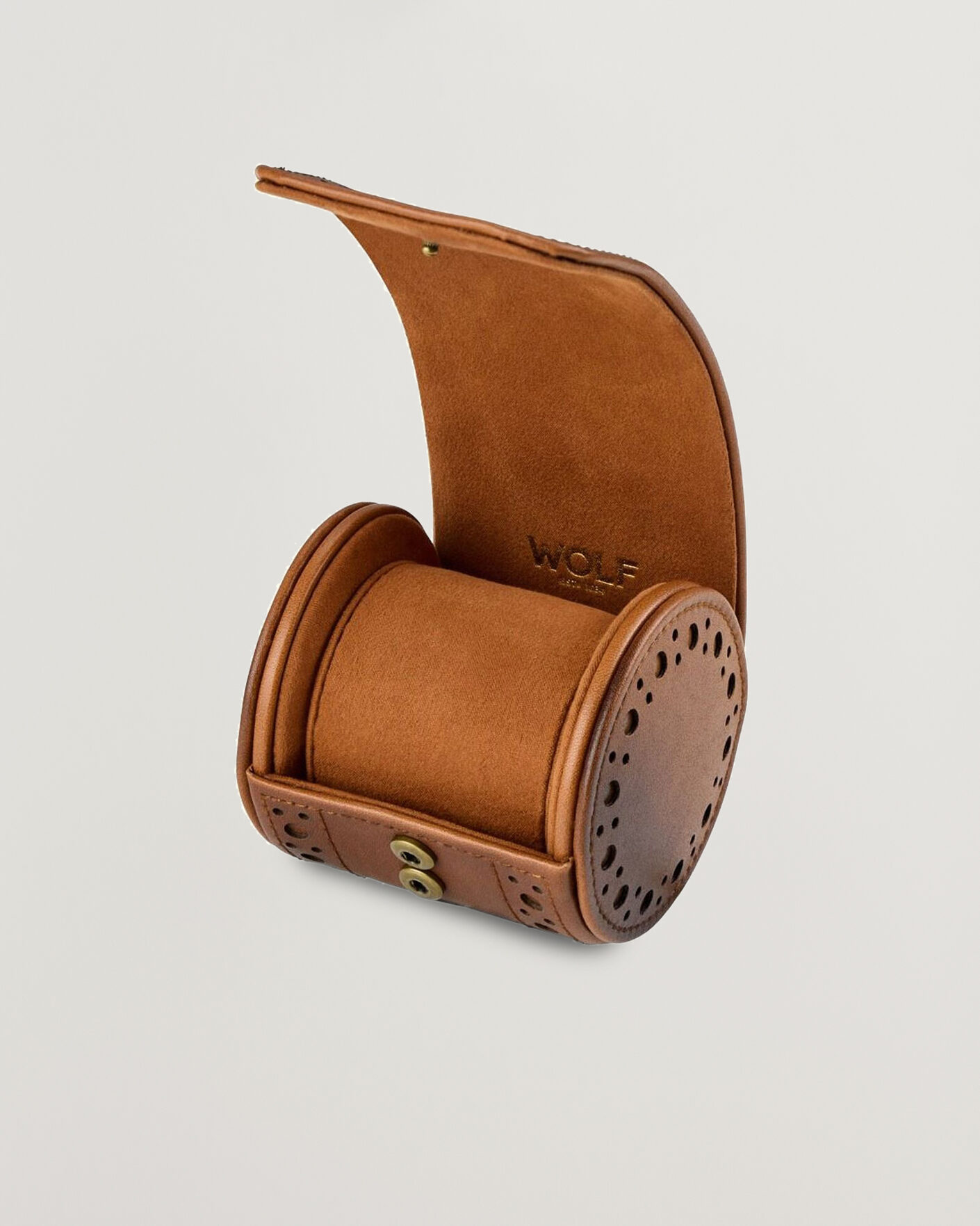 Uomini | Orologi & Portagioielli | WOLF | Brouge Single Watch Roll Burnished Brown