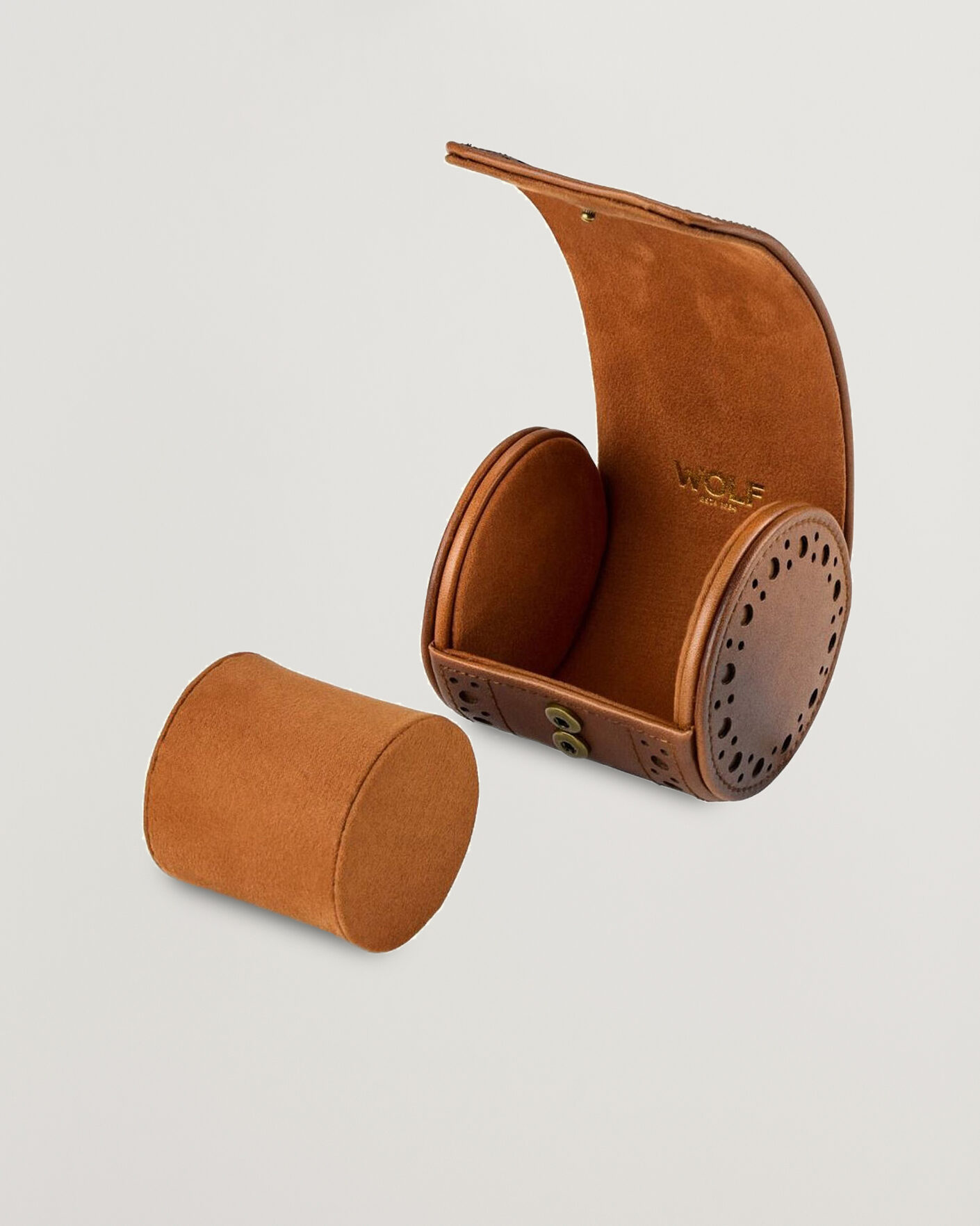 Uomini | Orologi & Portagioielli | WOLF | Brouge Single Watch Roll Burnished Brown