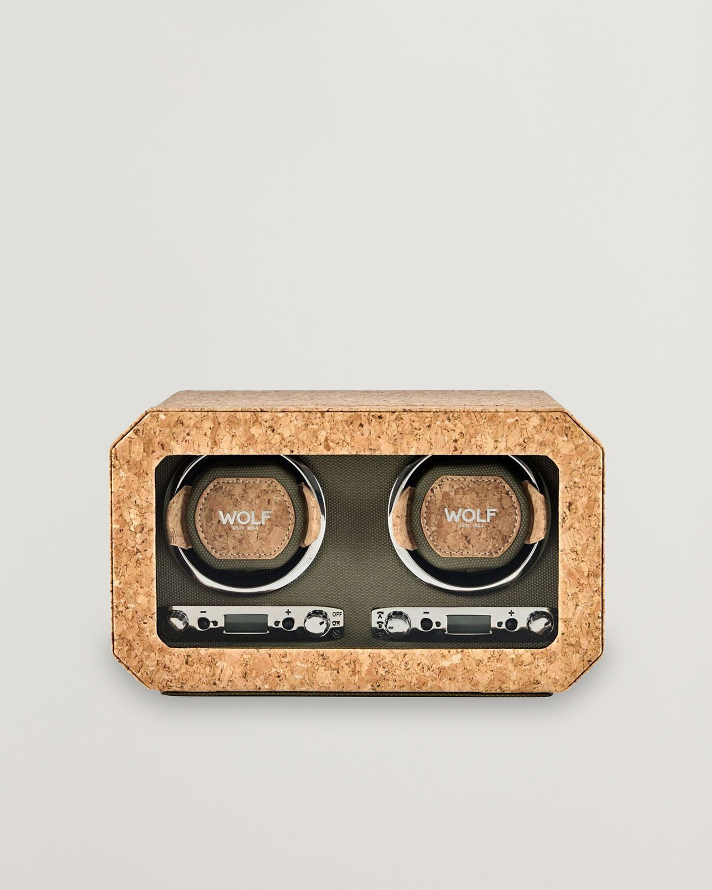 Uomini | Orologi & Portagioielli | WOLF | Cortica Double Watch Winder Cork