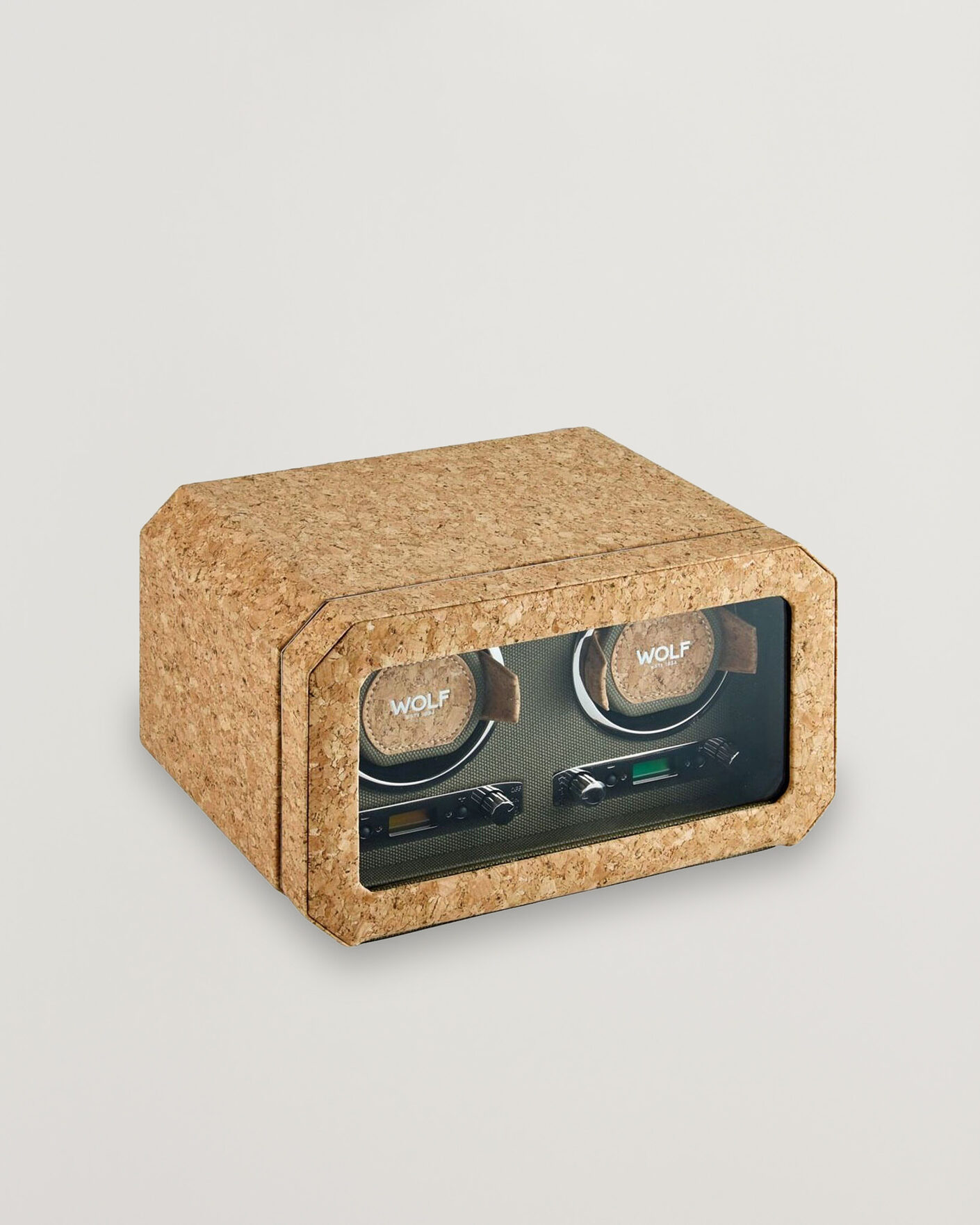 Uomini | Orologi & Portagioielli | WOLF | Cortica Double Watch Winder Cork