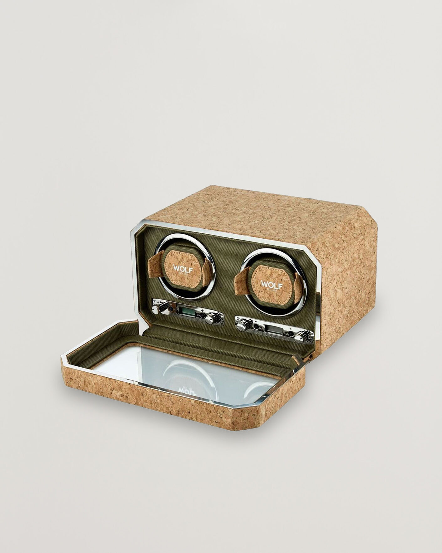 Uomini | Orologi & Portagioielli | WOLF | Cortica Double Watch Winder Cork