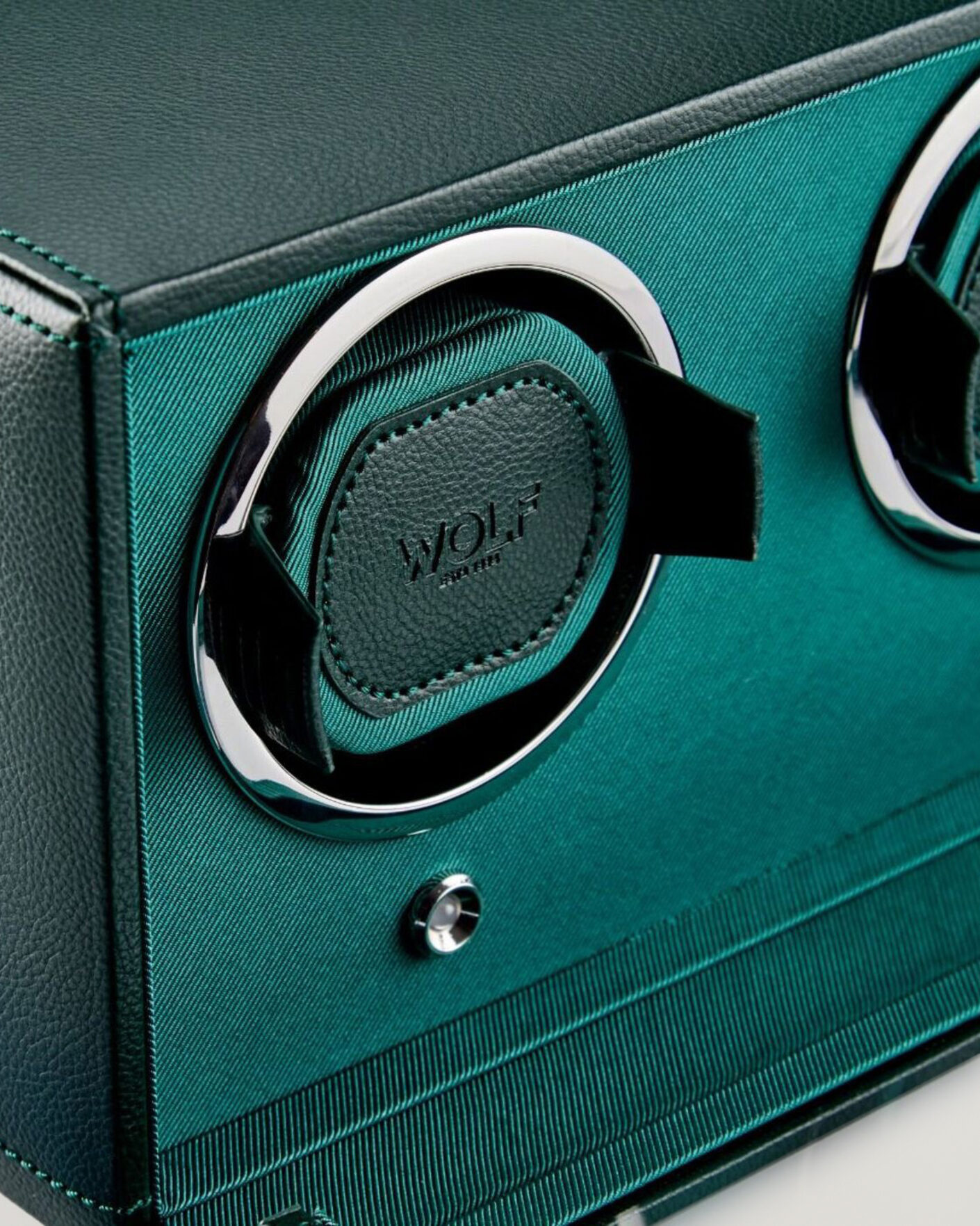 Uomini | Orologi & Portagioielli | WOLF | Cub Double Watch Winder With Cover Green