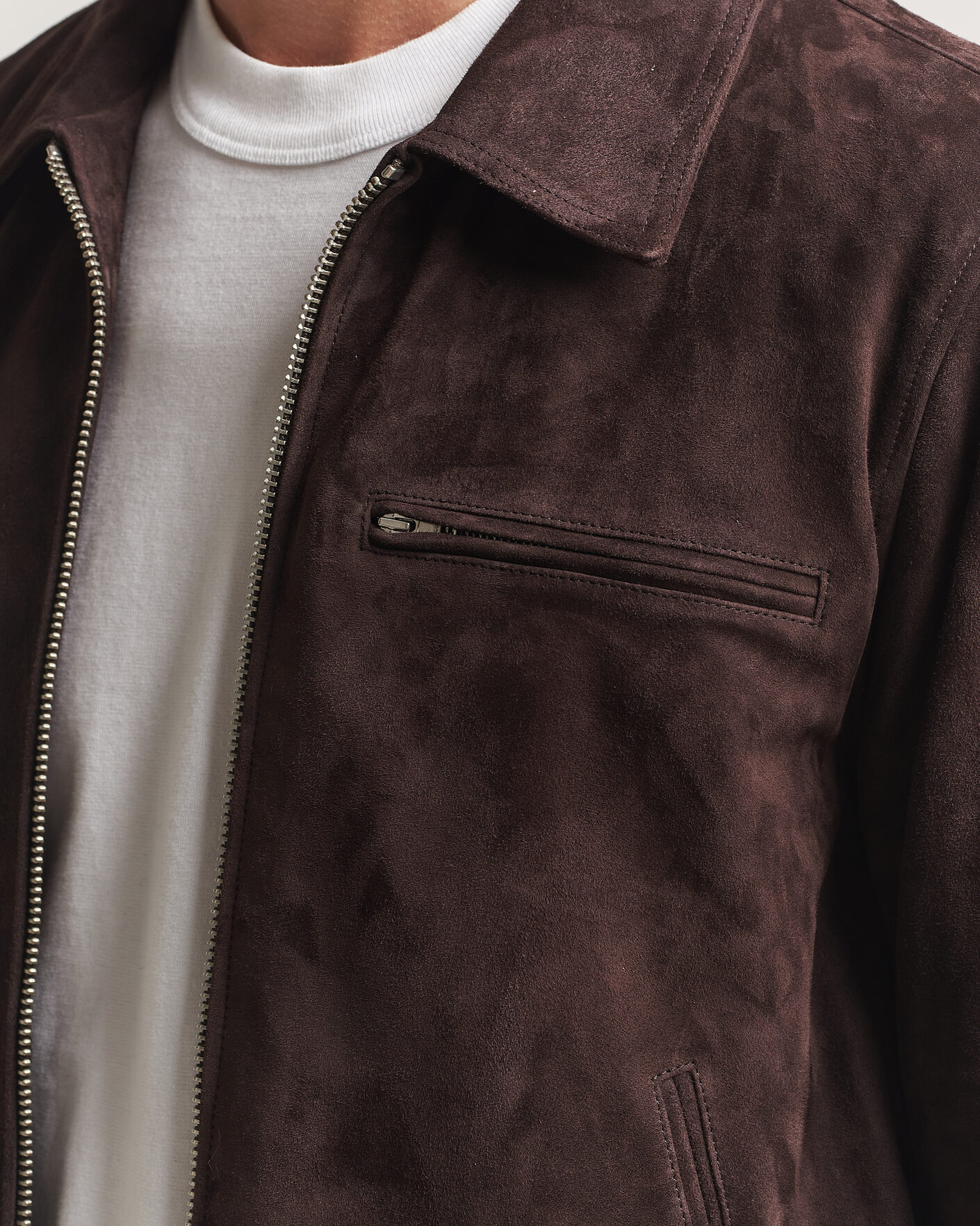 Uomini | Giacche | NN07 | Owen Suede Jacket Dusky Port
