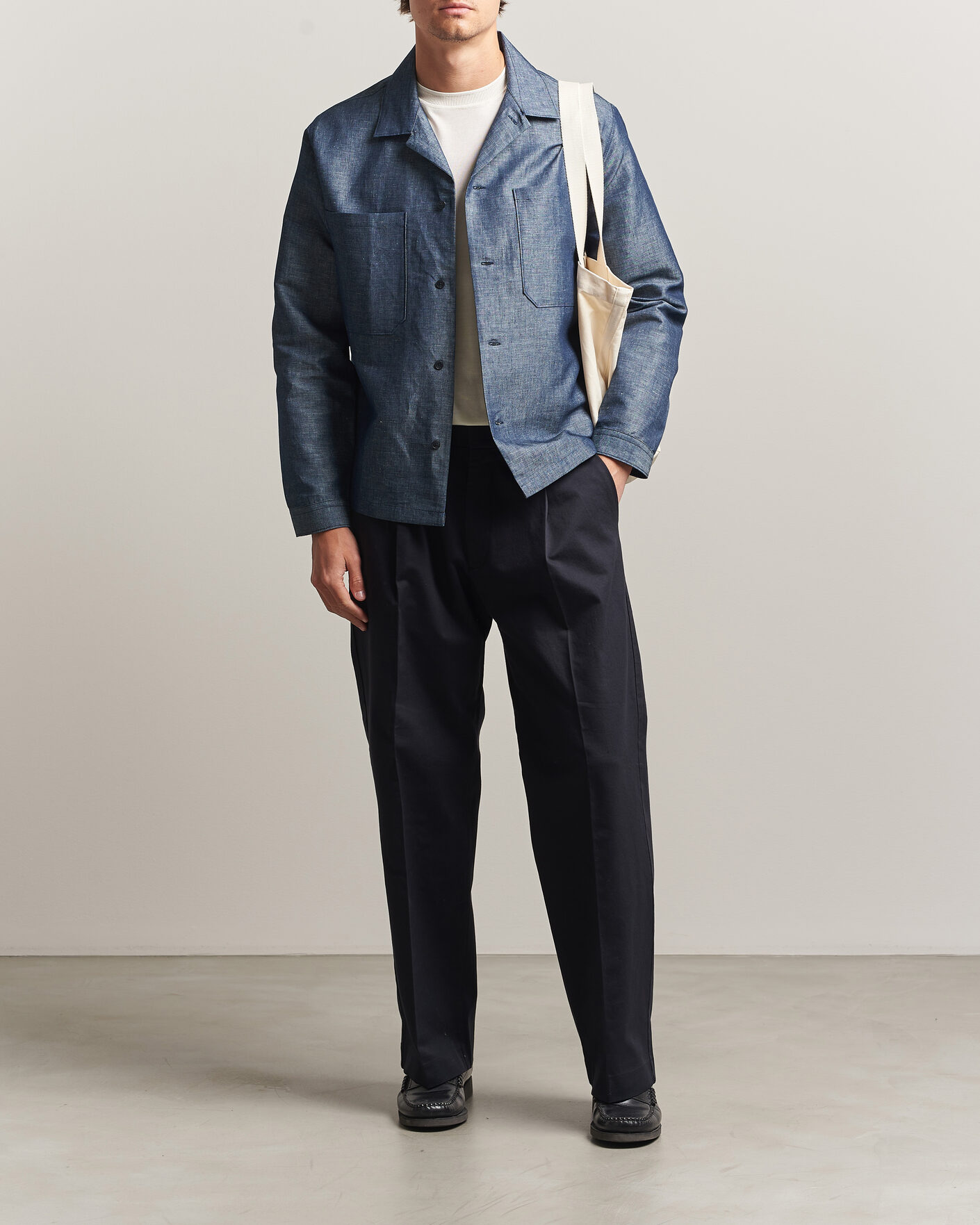 Uomini | Camicie | NN07 | Rob Denim Overshirt Raw Indigo