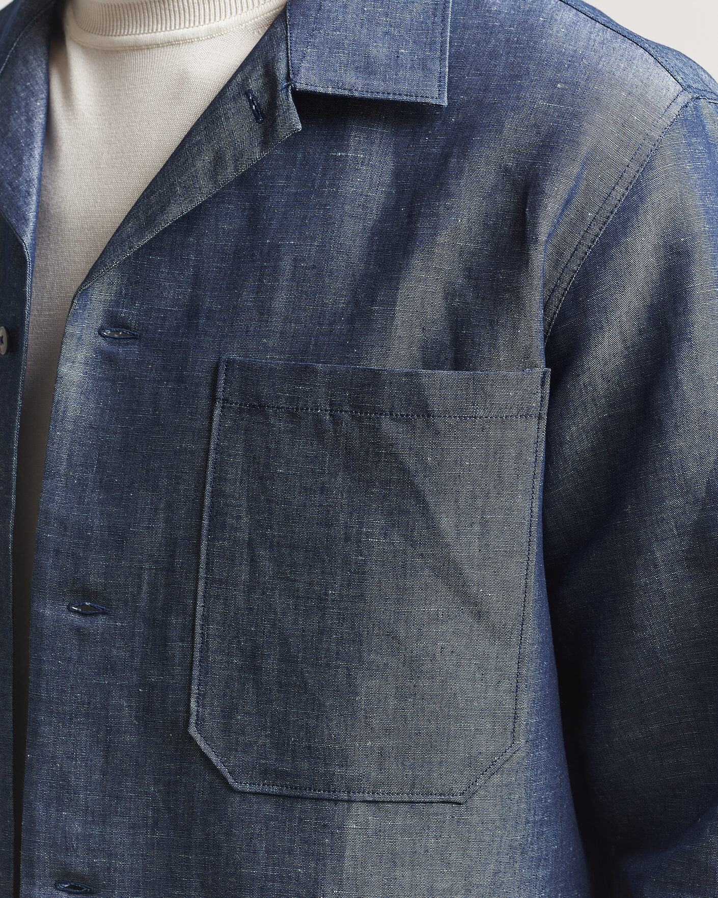 Uomini | Camicie | NN07 | Rob Denim Overshirt Raw Indigo