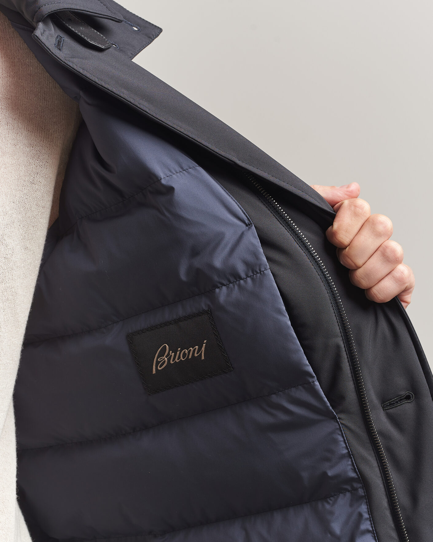 Uomini | Giacche | Brioni | Performa Down Coat Navy