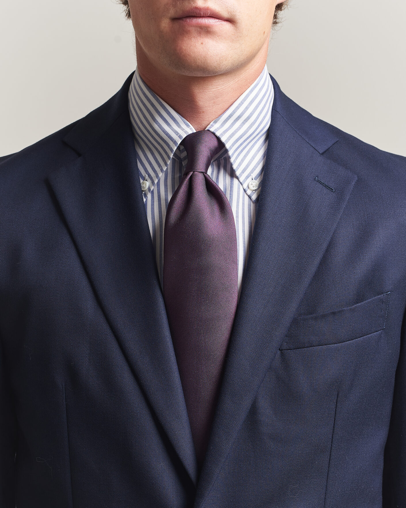 Uomini | Cravatte | Brioni | Embroidered Logo Silk Tie Burgundy